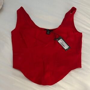PrettyLittleThing Red Tank Top